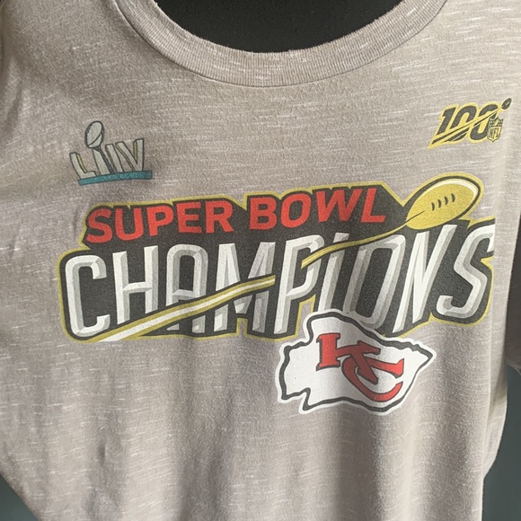 SUPER BOWL LIIV CHAMPIONS KC TEE 2X - Picture 2 of 8